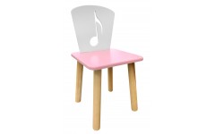 Детский стул Нота нежно-розовый