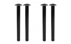 Опоры для стола 710*60 черного цвета, съемные ножки с регулировкой ( 4 шт.)