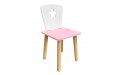 Детский розовый стульчик Звездочка