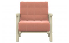 Мягкое кресло для детского сада персиковое
